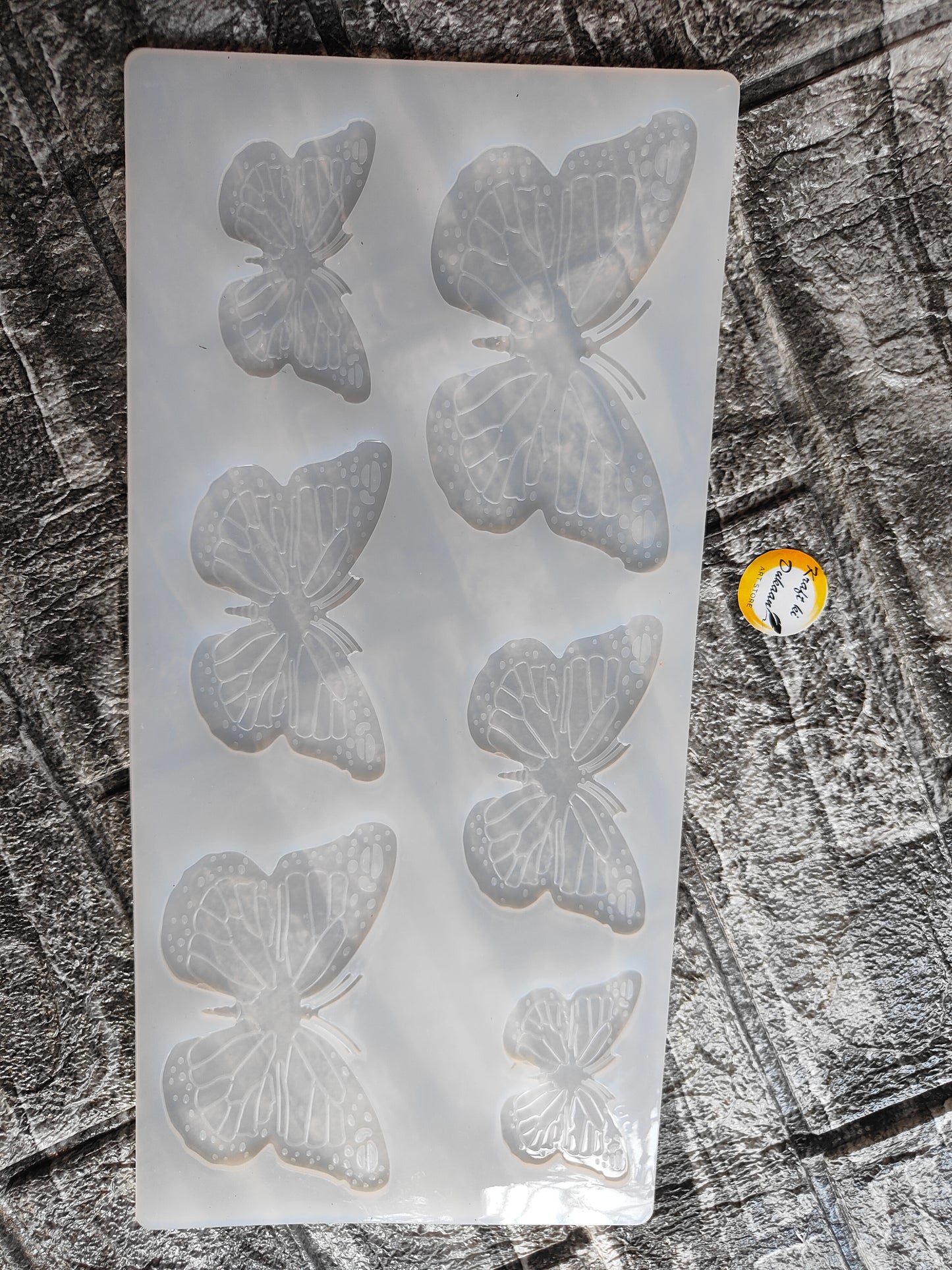 6 Cavity 3D Butterfly Mould