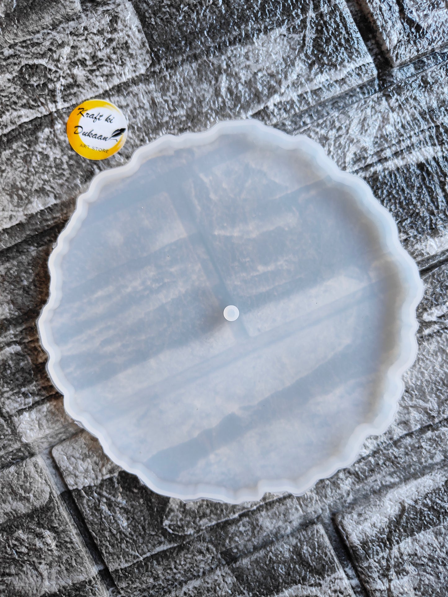 6" Agate Round Clock Mould