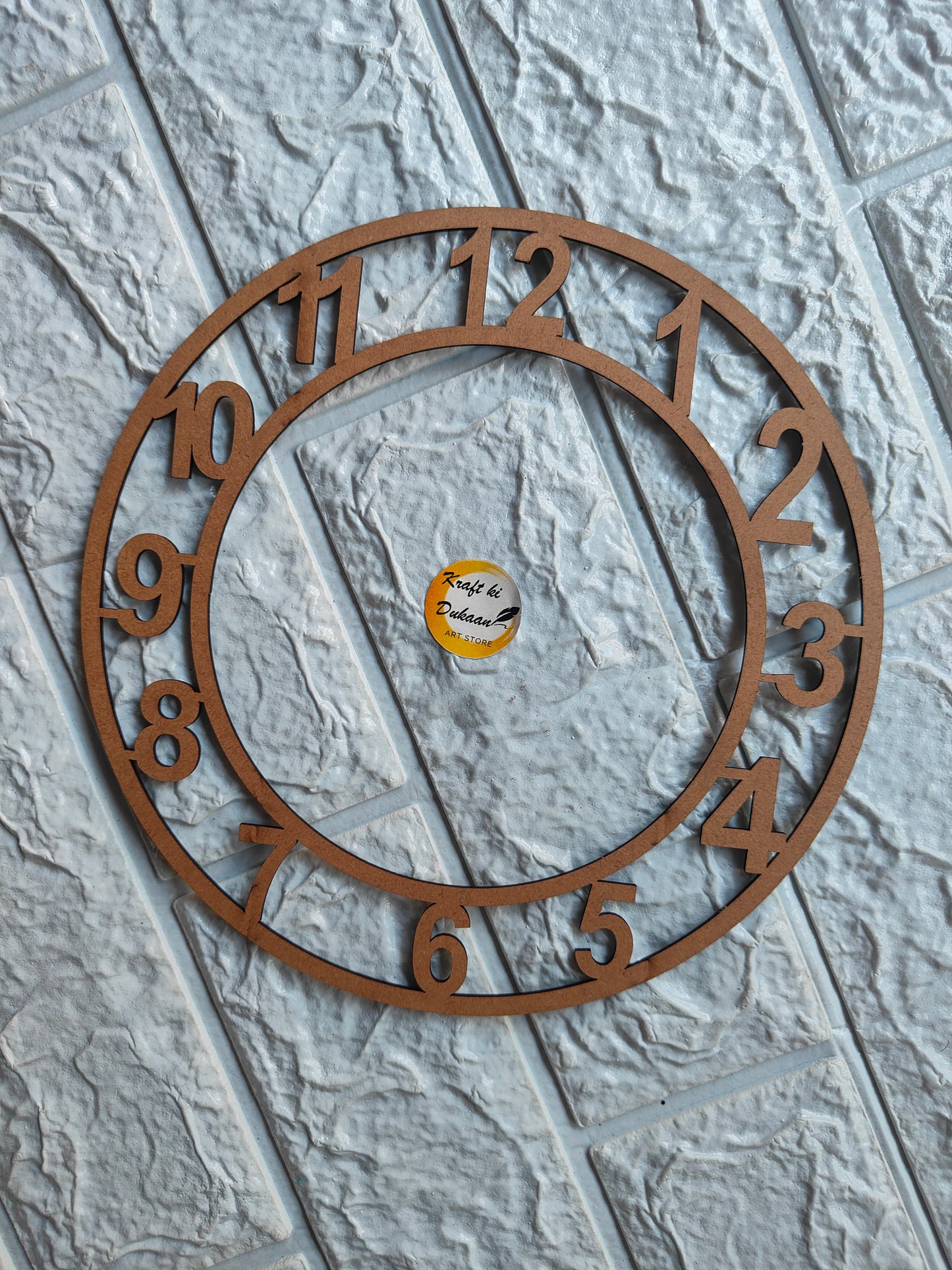 MDF Clock Number Ring - A1