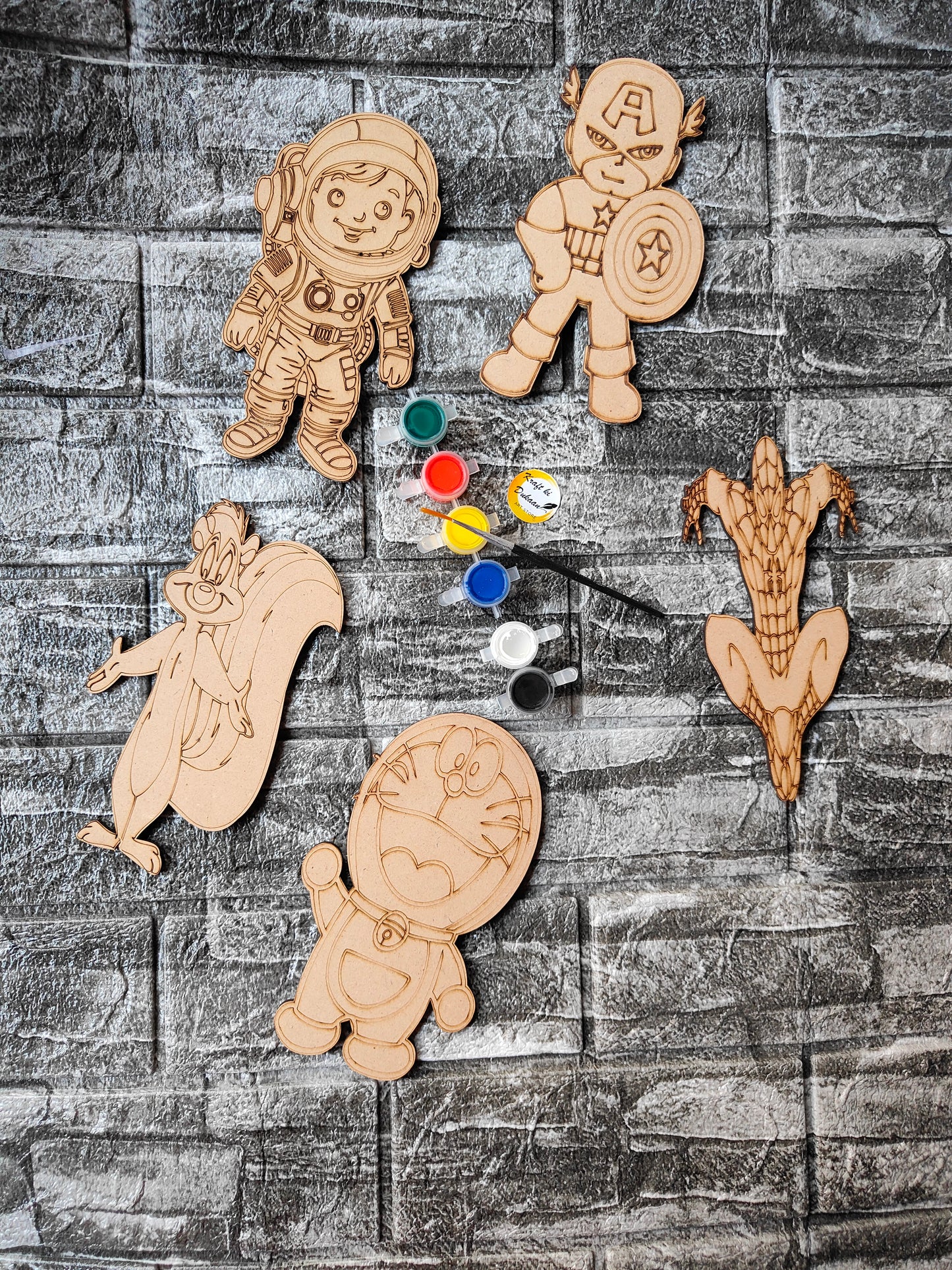 DIY MDF Mandala Painting Kit - A2