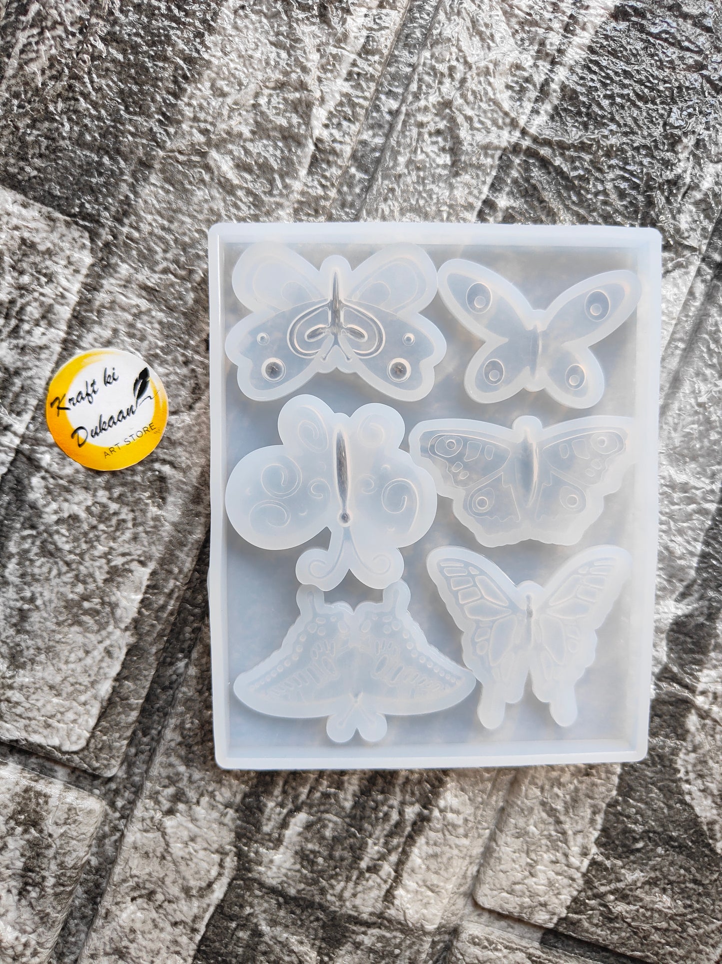 6 Cavity Butterfly Mould - A1