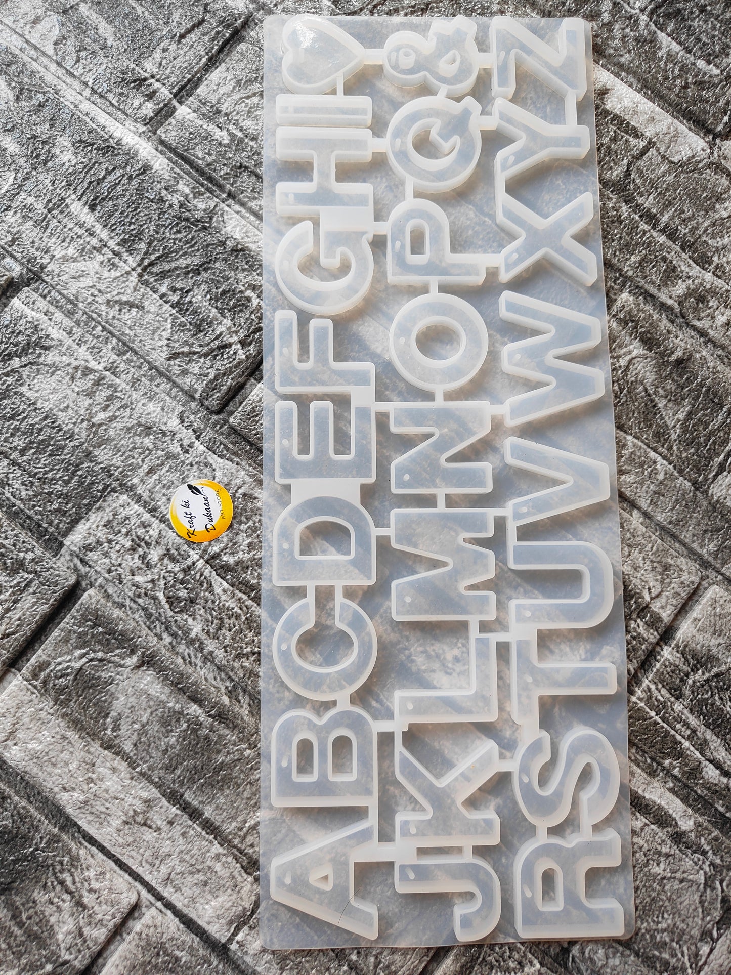 Back Alphabet Mould B