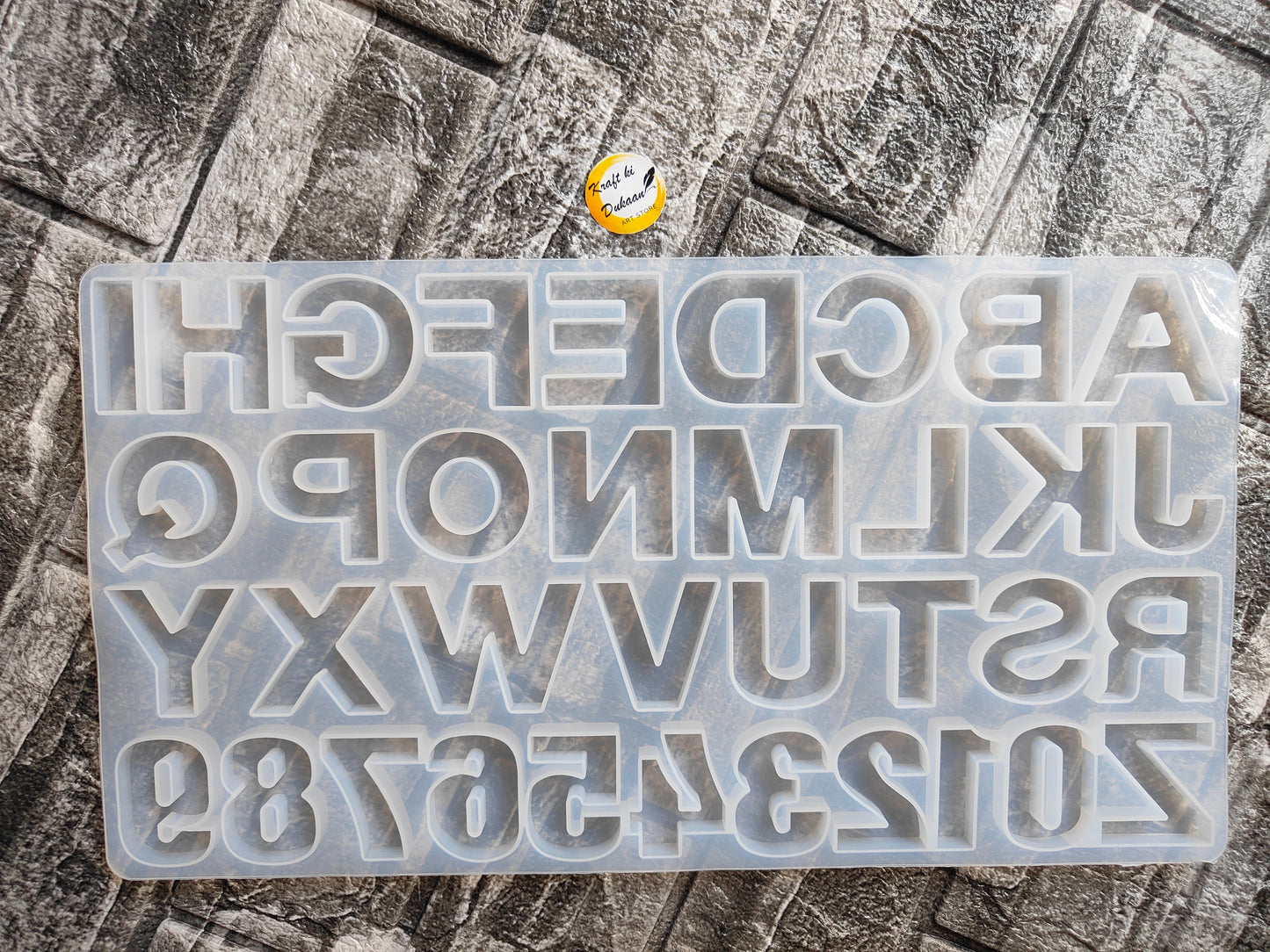 Back Alphabet Mould