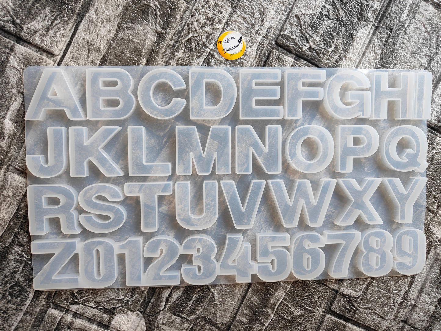 Back Alphabet Mould
