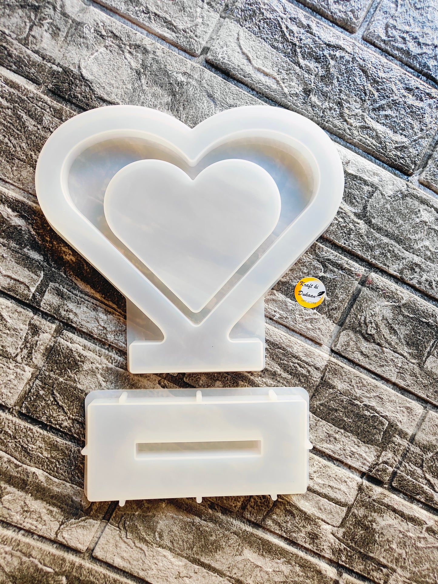 Centre Heart with Stand Mould
