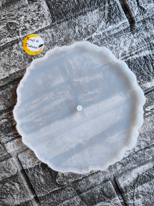 6" Agate Round Clock Mould