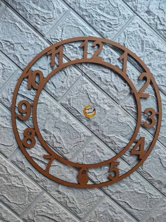 MDF Clock Number Ring - A1