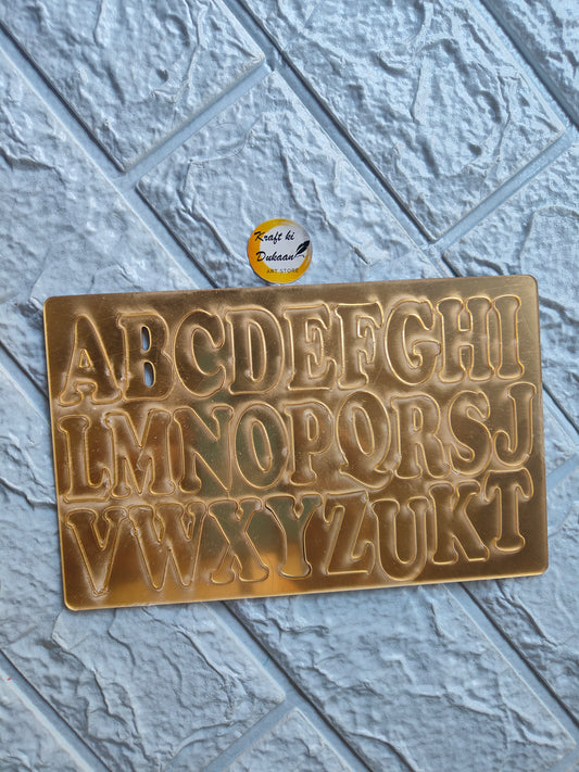 Acrylic Alphabet set