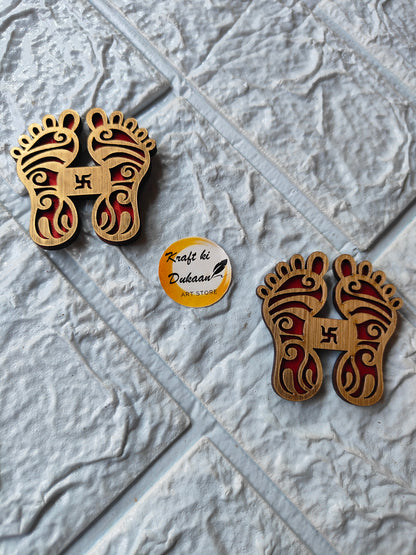 Acrylic Charan (Pag) Cutout 2 Pairs Set