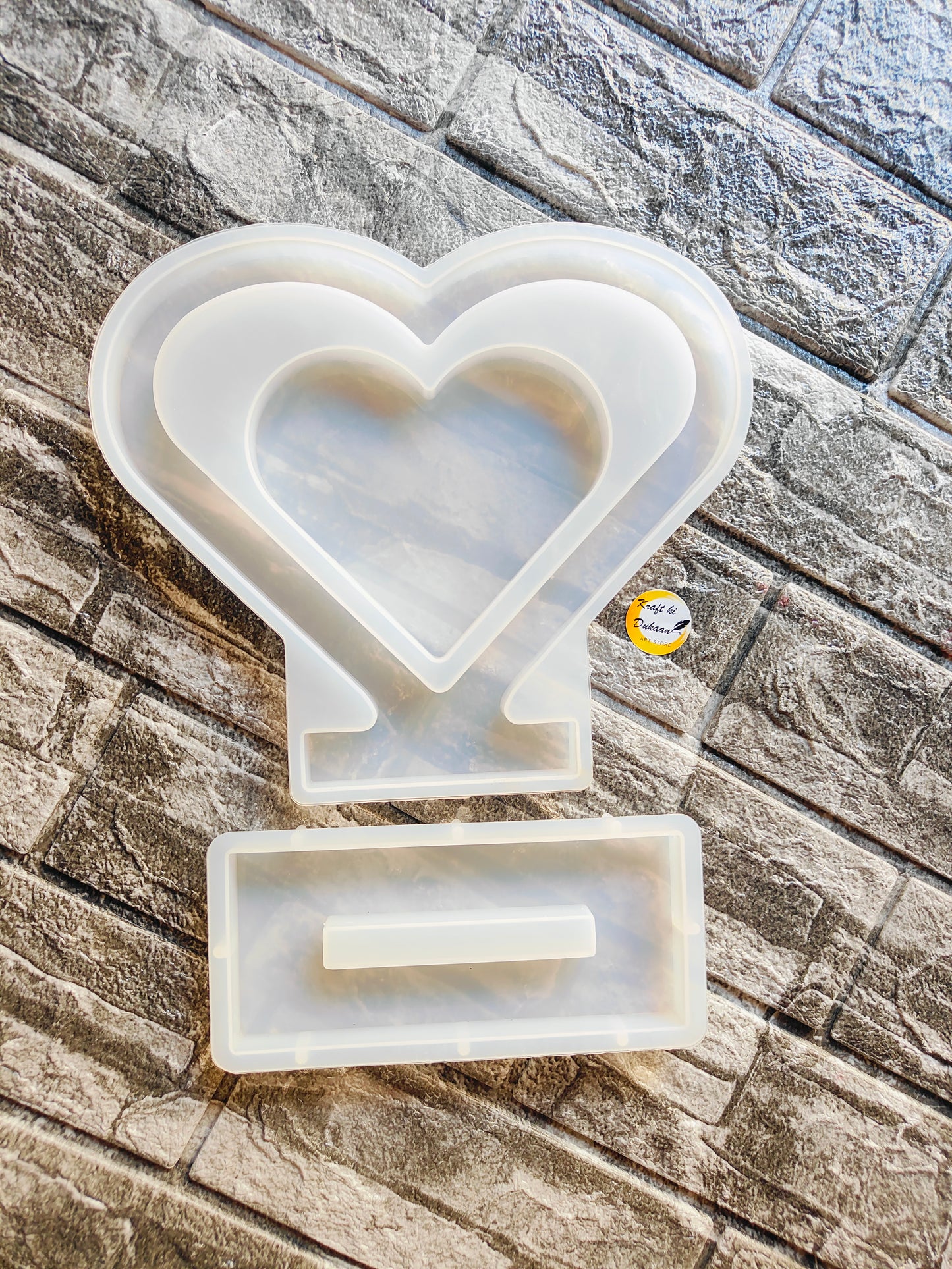Centre Heart with Stand Mould