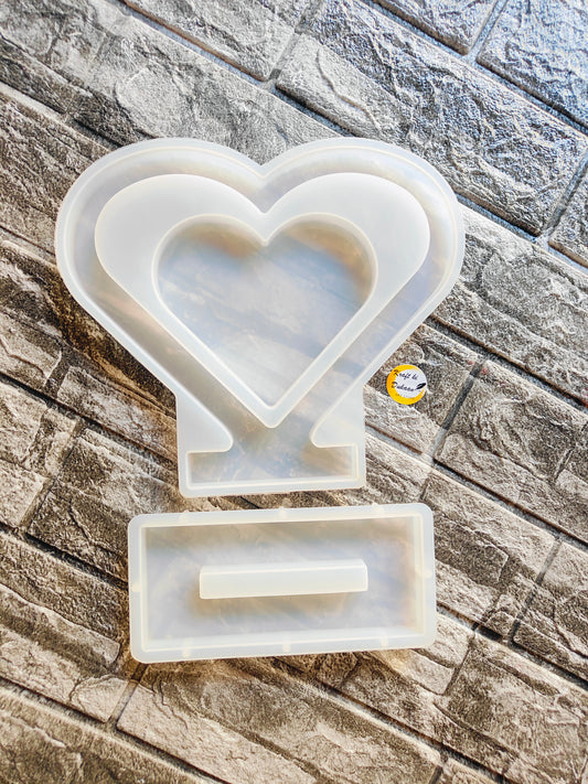 Centre Heart with Stand Mould